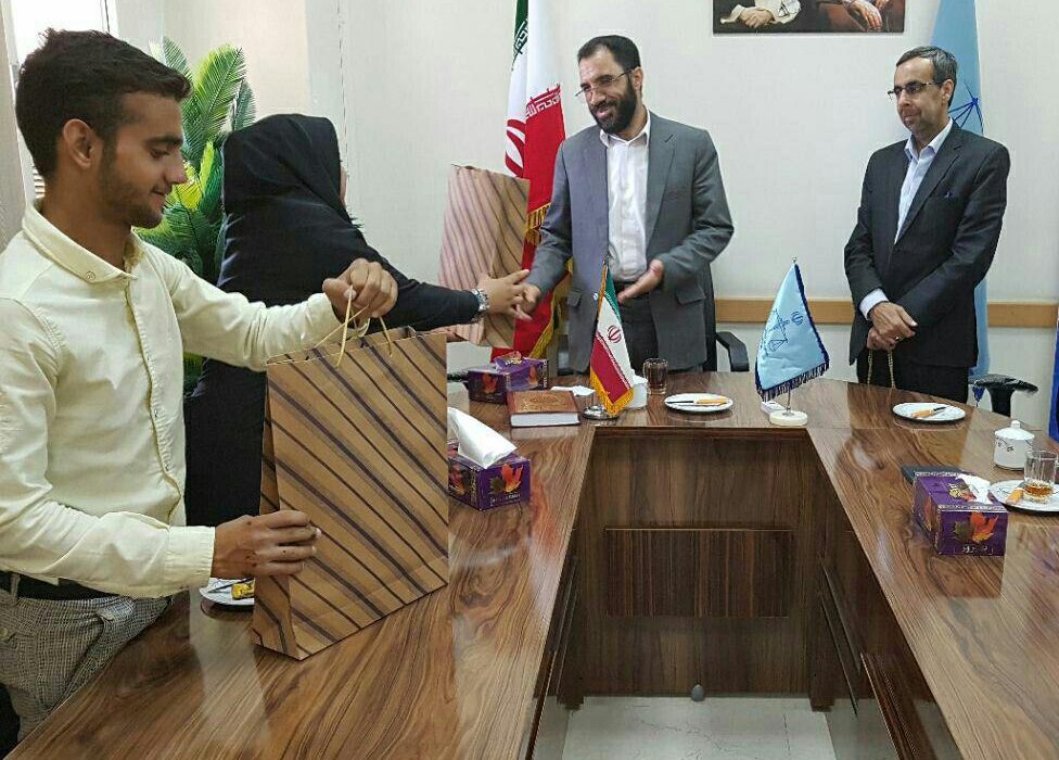 تبریک فرزندان سپهر به کارکنان دستگاه قضایی شهرستان بم